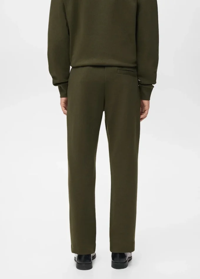 Pantaloni jogging in cotone con elastico in vita Pantaloni jogging in cotone con elastico in vita