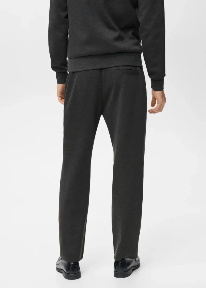 Pantaloni jogging in cotone con elastico in vita Pantaloni jogging in cotone con elastico in vita