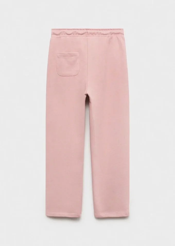 Pantaloni jogging in cotone con elastico in vita Pantaloni jogging in cotone con elastico in vita