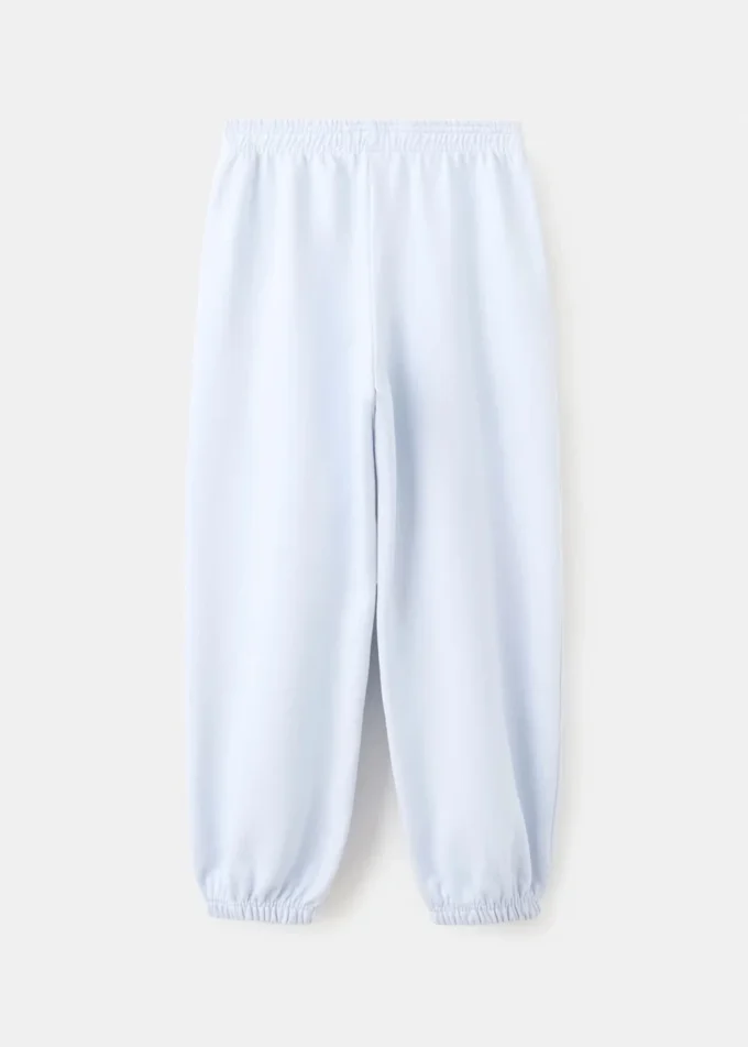 Pantaloni jogging in cotone con elastico in vita Pantaloni jogging in cotone con elastico in vita
