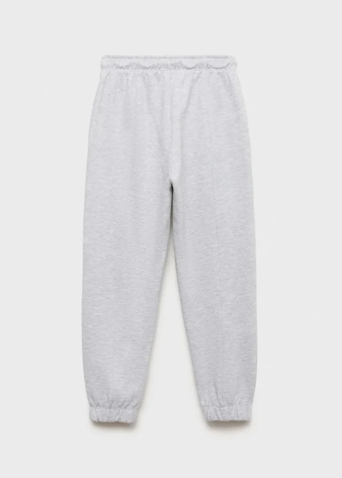 Pantaloni jogging in cotone con elastico in vita Pantaloni jogging in cotone con elastico in vita