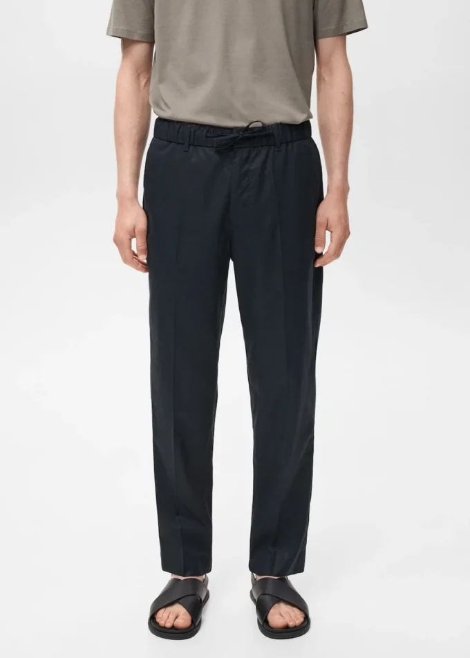 Pantaloni jogging in cotone e lyocell Pantaloni jogging in cotone e lyocell