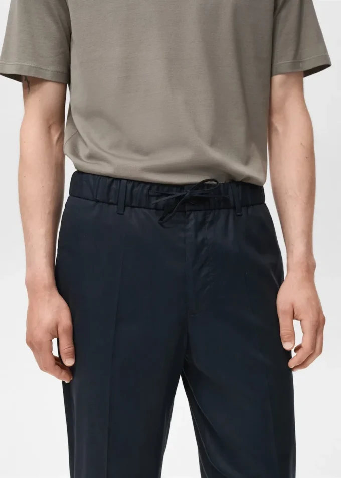 Pantaloni jogging in cotone e lyocell Pantaloni jogging in cotone e lyocell