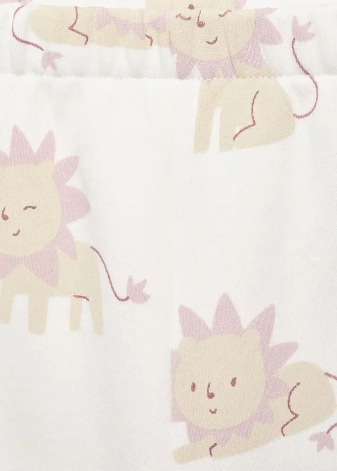 Pantaloni jogging in cotone stampato