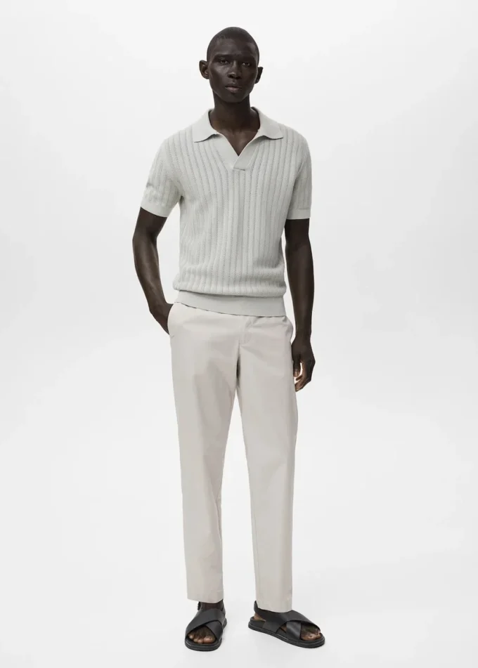 Pantaloni slim fit 100% cotone Pantaloni slim fit 100% cotone