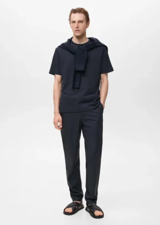 Pantaloni slim fit 100% cotone Pantaloni slim fit 100% cotone