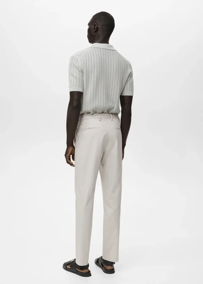 Pantaloni slim fit 100% cotone Pantaloni slim fit 100% cotone