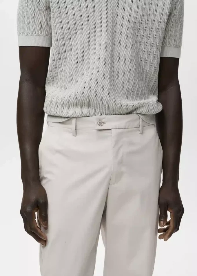 Pantaloni slim fit 100% cotone Pantaloni slim fit 100% cotone