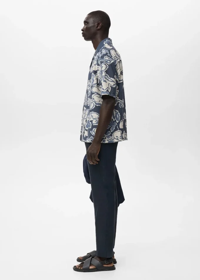 Pantaloni slim fit 100% lino Pantaloni slim fit 100% lino