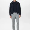 Pantaloni slim fit a righe Pantaloni slim fit a righe