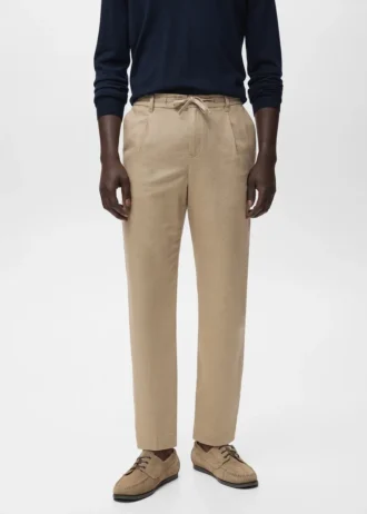 Pantaloni slim fit con coulisse