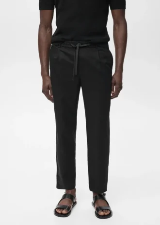 Pantaloni slim fit con coulisse