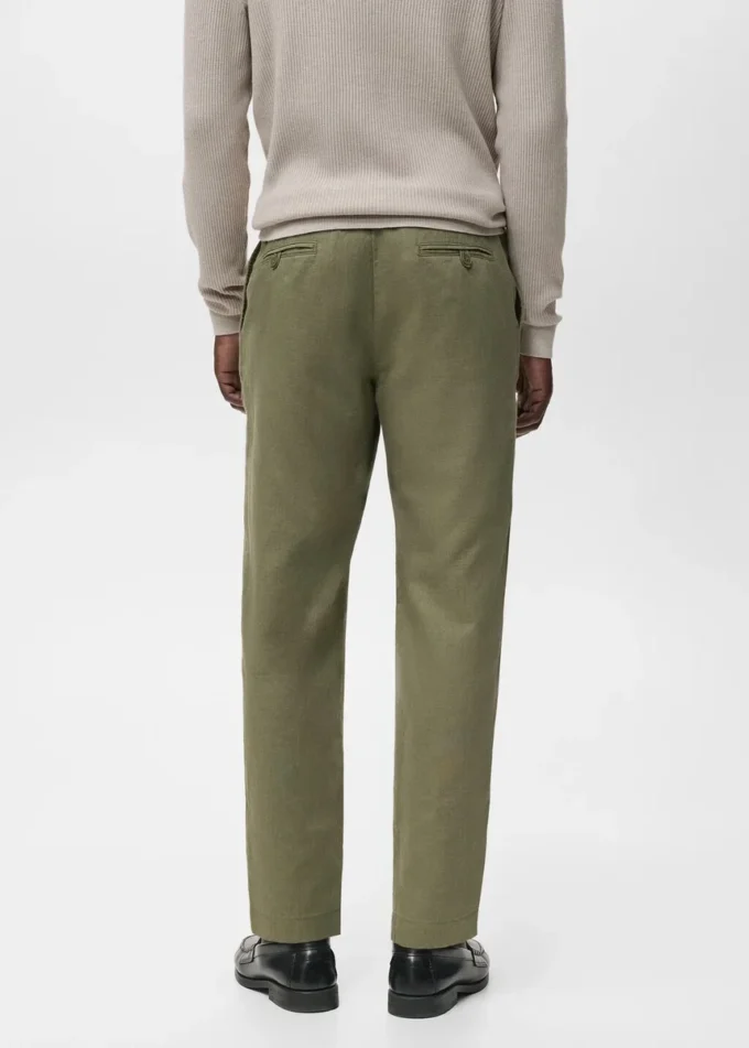 Pantaloni slim fit con coulisse Pantaloni slim fit con coulisse