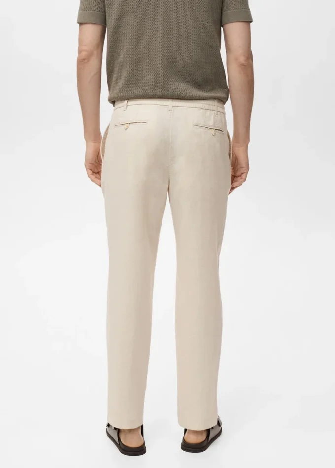 Pantaloni slim fit con coulisse Pantaloni slim fit con coulisse