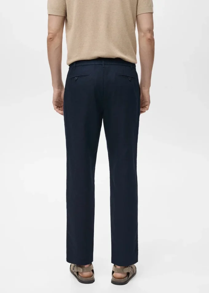 Pantaloni slim fit con coulisse Pantaloni slim fit con coulisse