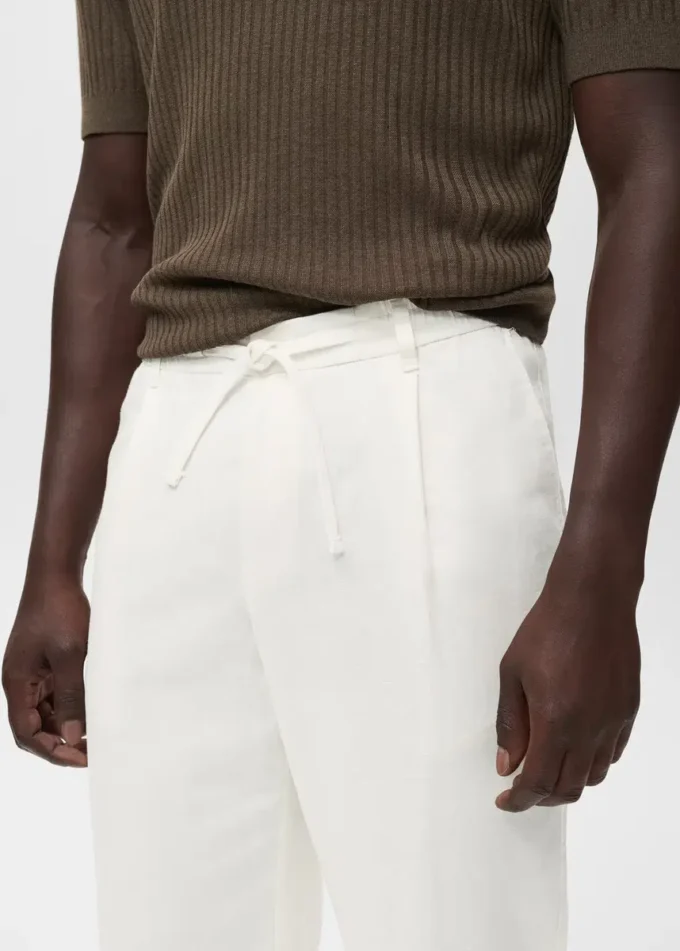 Pantaloni slim fit con coulisse Pantaloni slim fit con coulisse