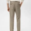 Pantaloni slim fit con pieghe Pantaloni slim fit con pieghe
