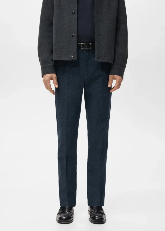 Pantaloni slim fit in flanella Pantaloni slim fit in flanella