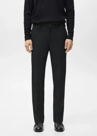 Pantaloni slim fit in flanella