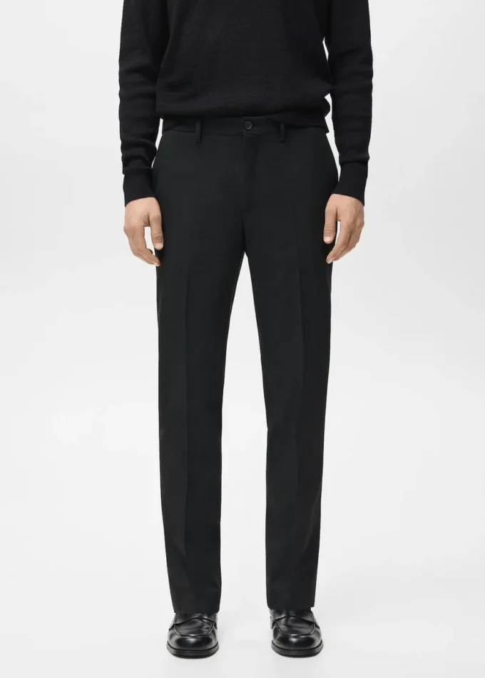 Pantaloni slim fit in flanella Pantaloni slim fit in flanella