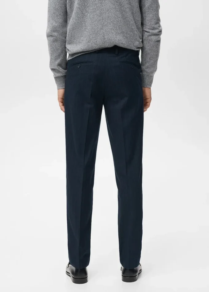 Pantaloni slim fit in flanella Pantaloni slim fit in flanella