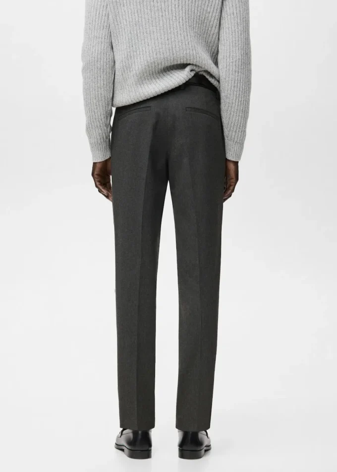 Pantaloni slim fit in flanella Pantaloni slim fit in flanella