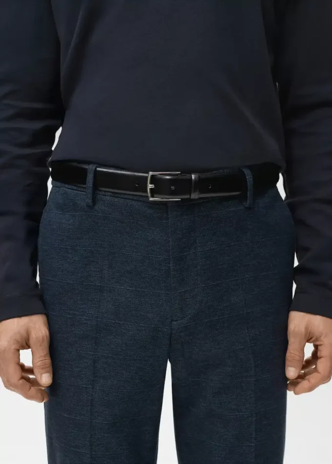 Pantaloni slim fit in flanella Pantaloni slim fit in flanella