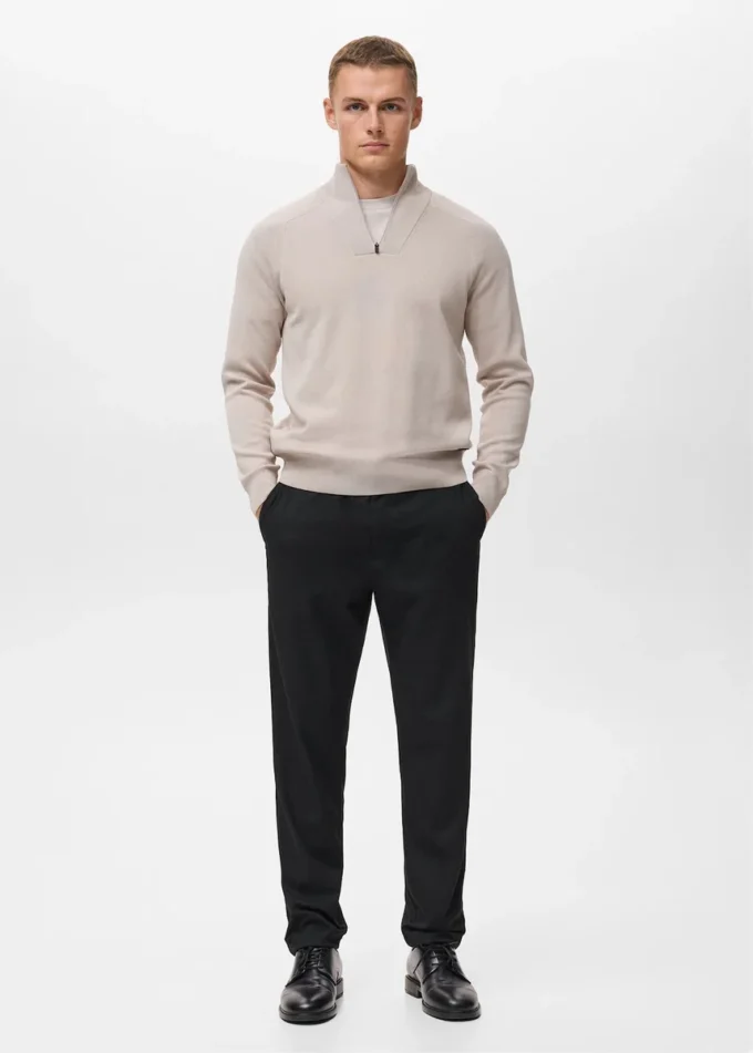 Pantaloni slim fit in flanella Thermolite® Pantaloni slim fit in flanella Thermolite®