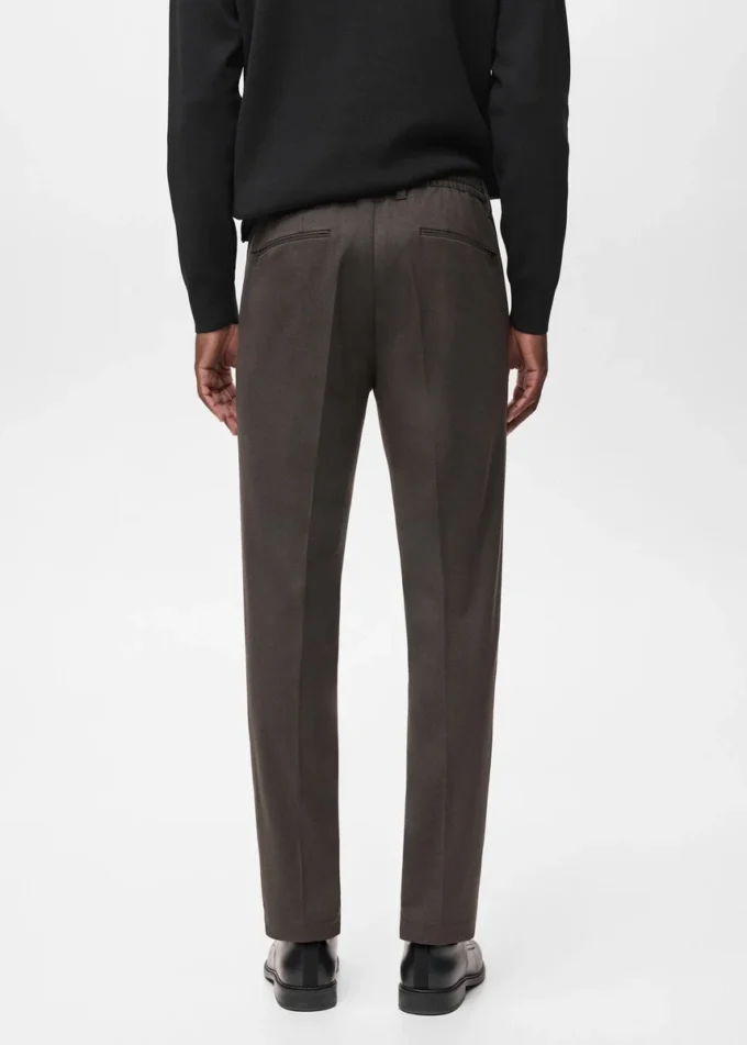 Pantaloni slim fit in flanella Thermolite® Pantaloni slim fit in flanella Thermolite®