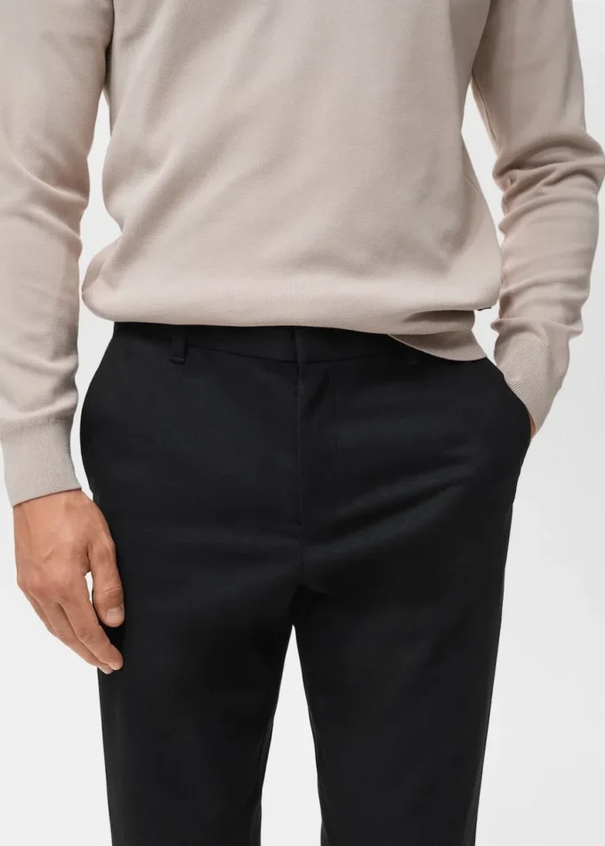 Pantaloni slim fit in flanella Thermolite® Pantaloni slim fit in flanella Thermolite®