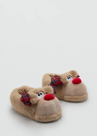 Pantofole con renna