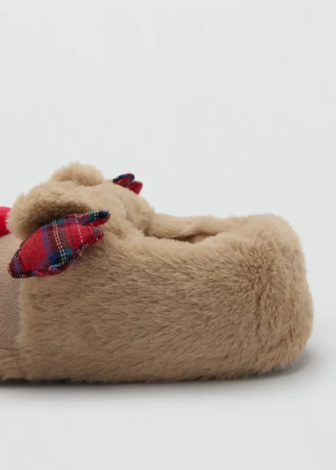 Pantofole con renna Pantofole con renna