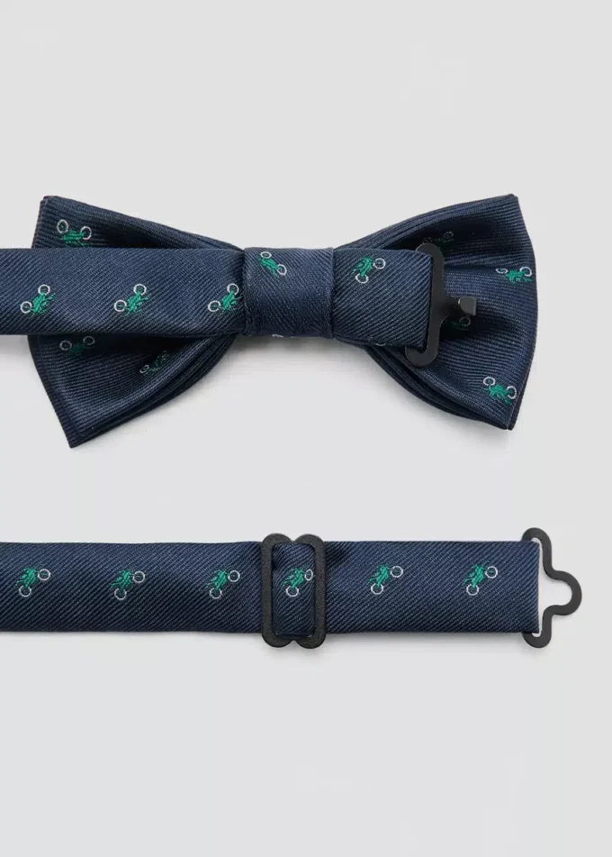 Papillon con stampa moto Papillon con stampa moto