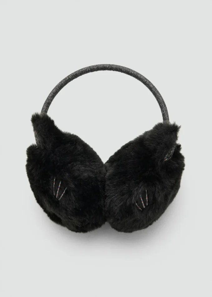 Paraorecchie effetto pelliccia di gatto