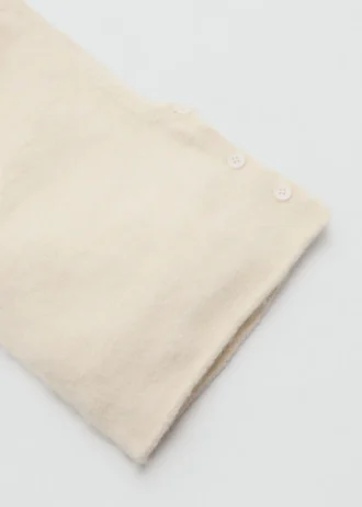 Passamontagna con bottoni in maglia