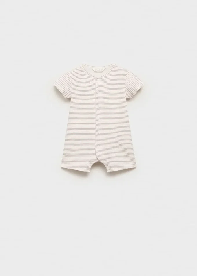 Pigiama a body a righe