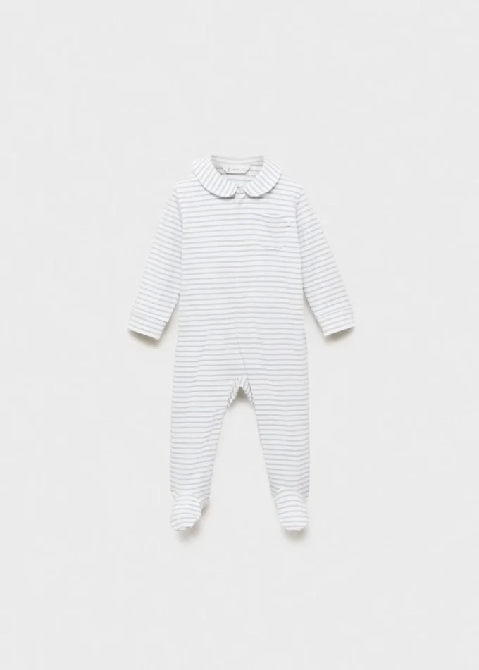 Pigiama a body a righe