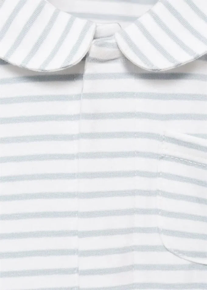 Pigiama a body a righe