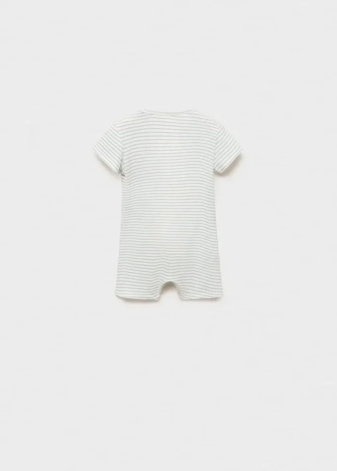 Pigiama a body a righe Pigiama a body a righe