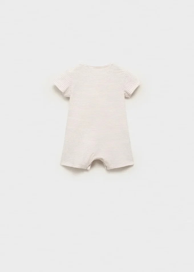Pigiama a body a righe