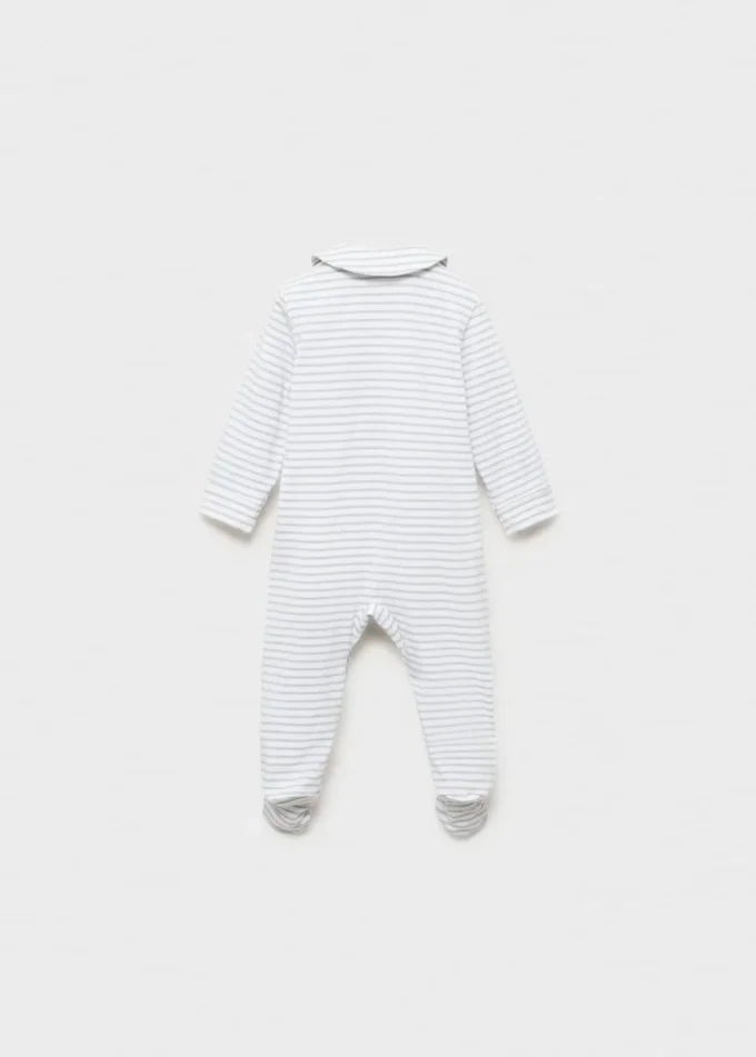 Pigiama a body a righe