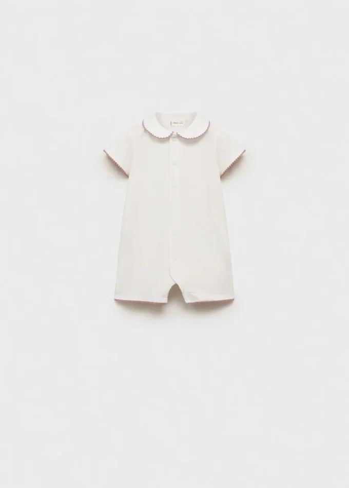 Pigiama con body e collo babydoll