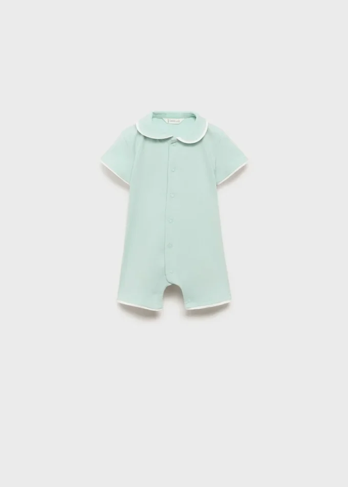 Pigiama con body e collo babydoll Pigiama con body e collo babydoll