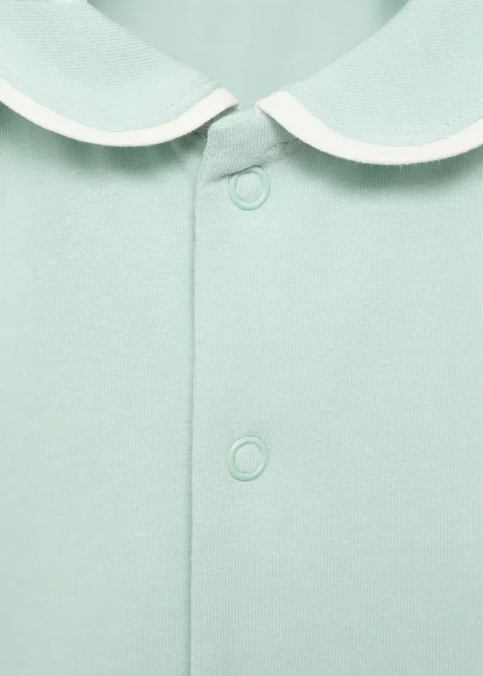 Pigiama con body e collo babydoll Pigiama con body e collo babydoll