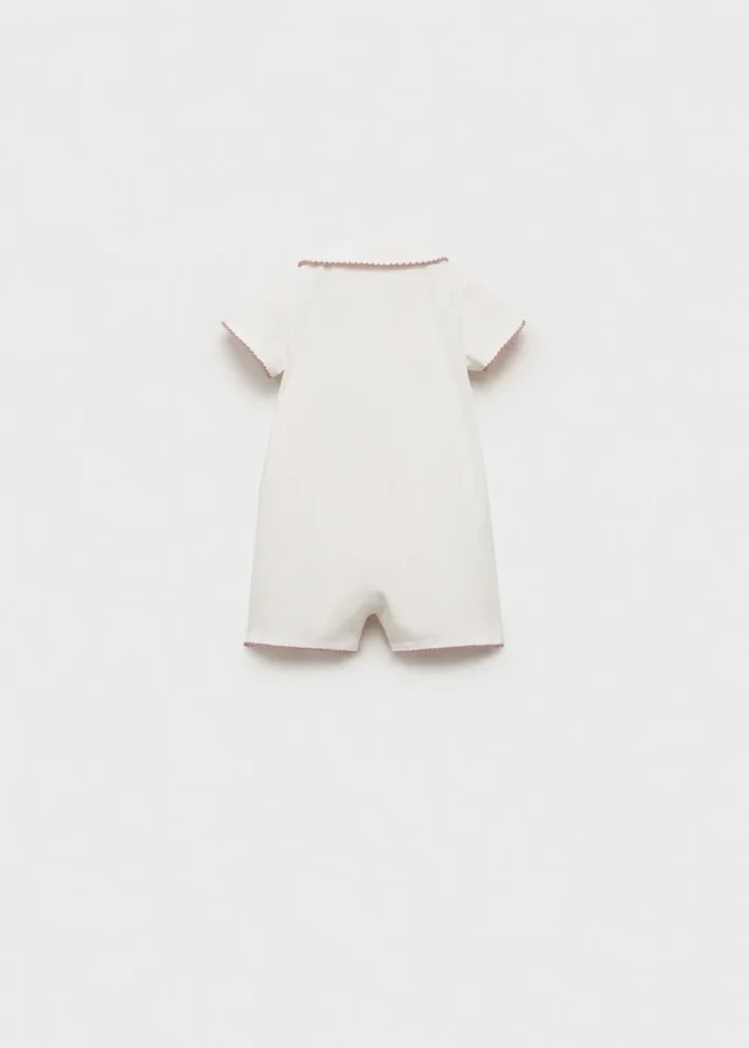 Pigiama con body e collo babydoll