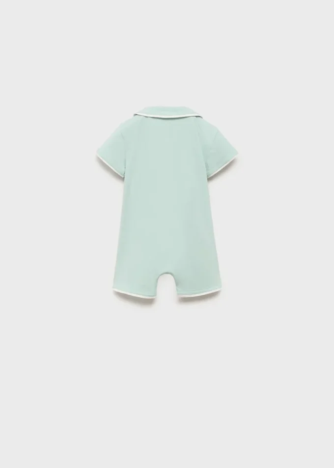 Pigiama con body e collo babydoll Pigiama con body e collo babydoll