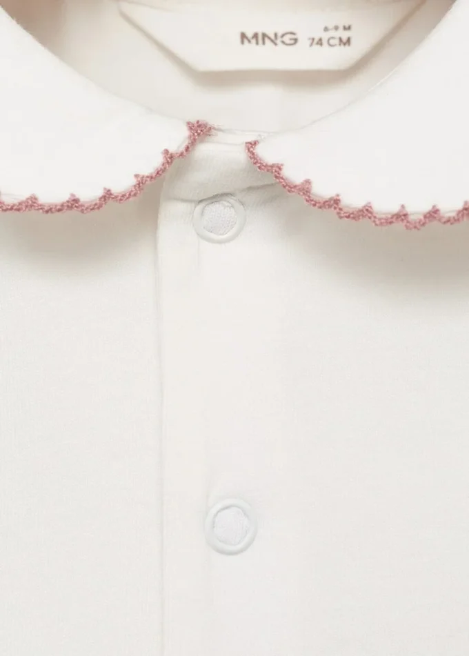 Pigiama con body e collo babydoll