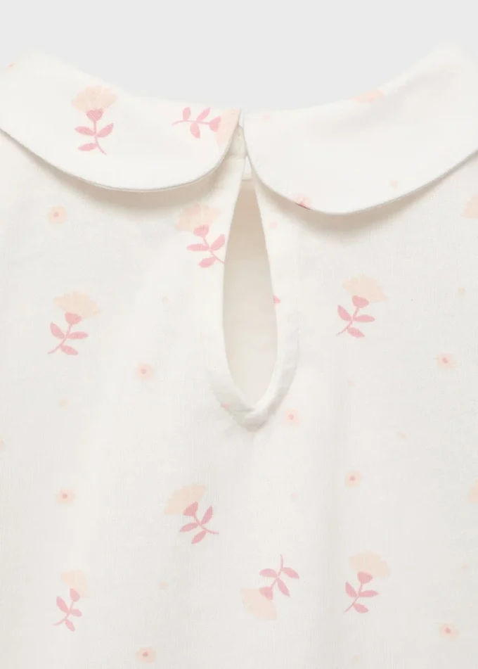 Pigiama con colletto alla Peter Pan stampato Pigiama con colletto alla Peter Pan stampato