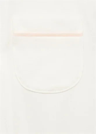 Pigiama con collo a barchetta e tasca