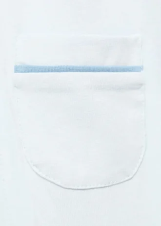 Pigiama con collo a barchetta e tasche